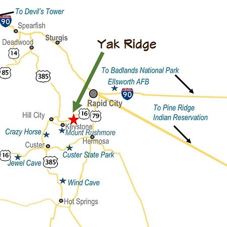Yak Ridge Cabins And Farmstead By Mount Rushmore Villa Кийстоун Екстериор снимка